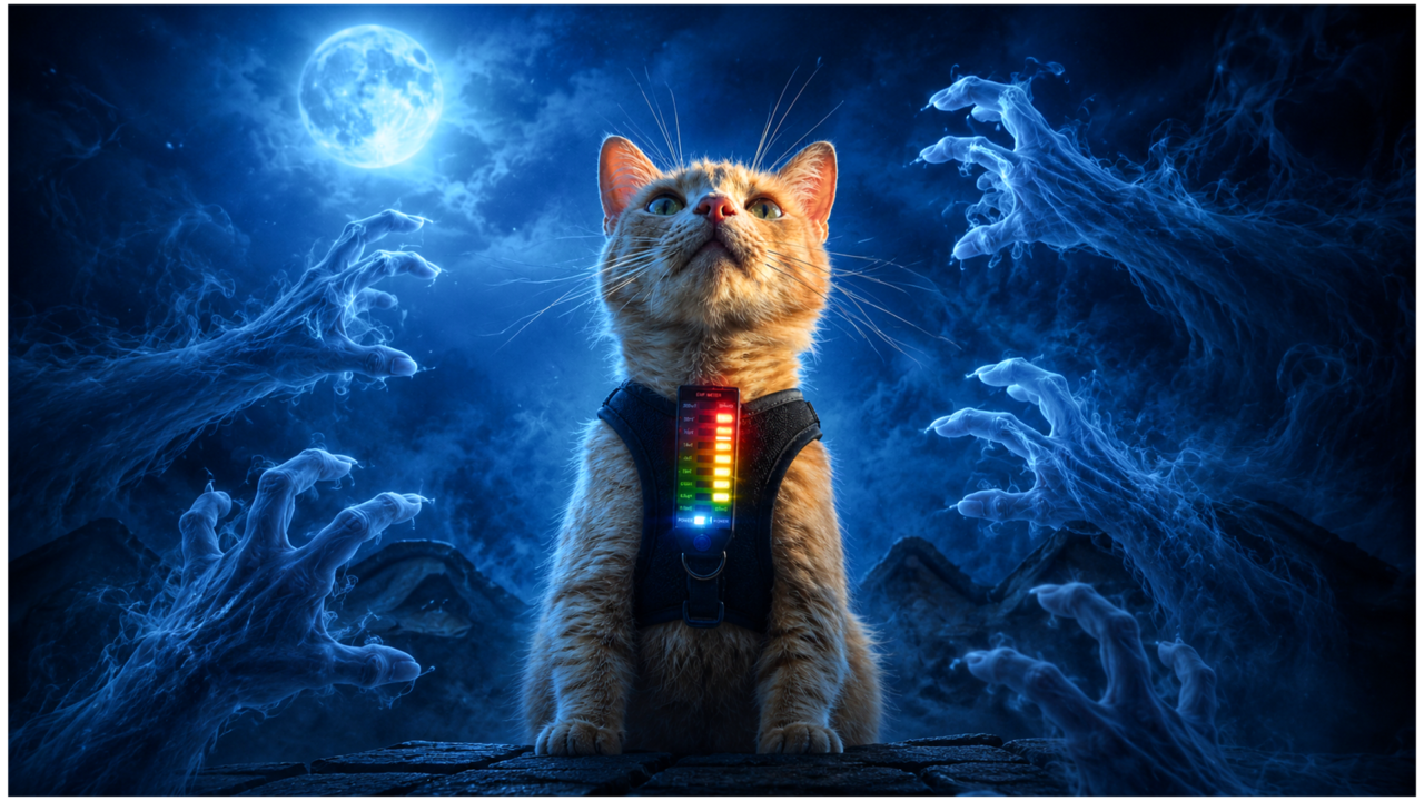 ENQUÊTE PARANORMALE AVEC UN CHAT, ça fait quoi?